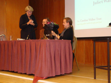 Professor Richard Watt (ex Trustee), Jillian Pitt of Consumer Focus and Yve Gritschneder, CWT Trustee