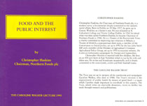 1995: Food and the public interest - PDF
