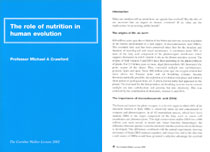 2002: The Role of Nutrition in Human Evolution - PDF