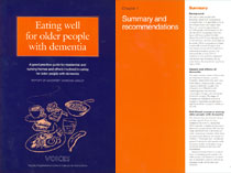 Eating well for older people with dementia - Nutritional and practical guidelines - PDF